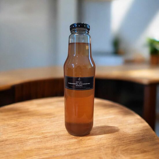 Rabarberu - piparmētru sīrups